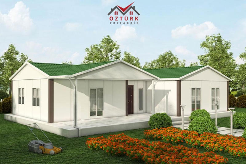 OZP 124 - Tek Katlı 123 m2 Prefabrik Ev 1. Fotoğrafı