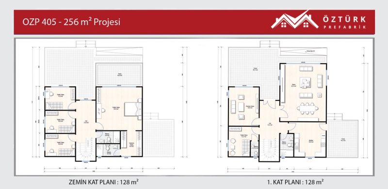 OZP 405 - Dubleks Villa Hafif Çelik Yapı 4. Fotoğrafı