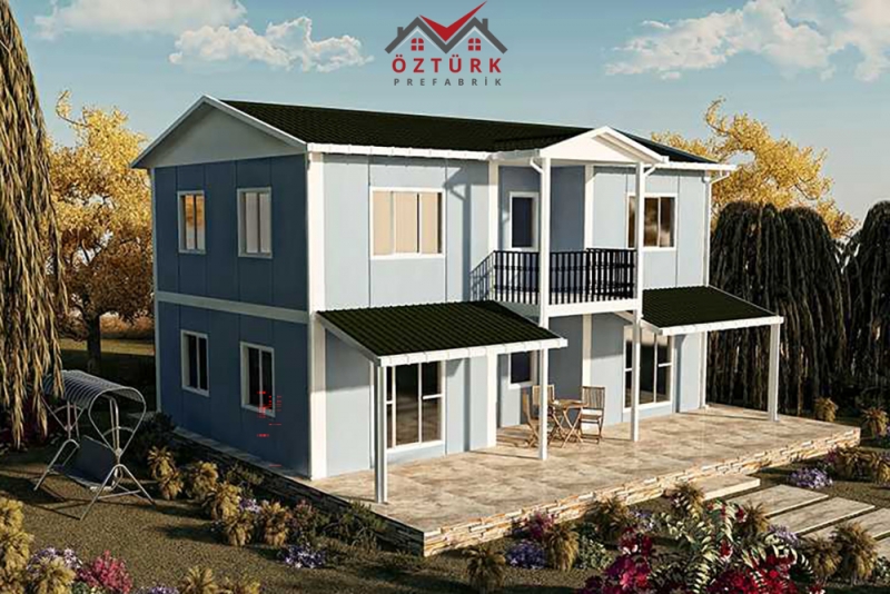 OZP 211 - 158 m2 2 Katlı Prefabrik Ev 1. Fotoğrafı