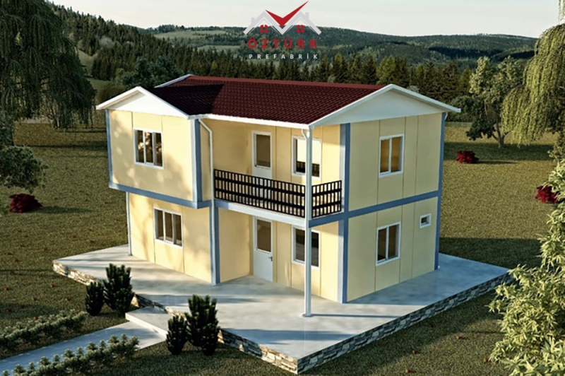 OZP 204 - 105 m2 Dubleks Prefabrik Ev 1. Fotoğrafı