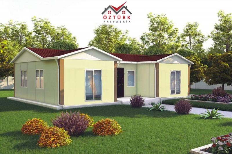 OZP 109 - Tek Katlı 73 m2 Prefabrik Ev 1. Fotoğrafı