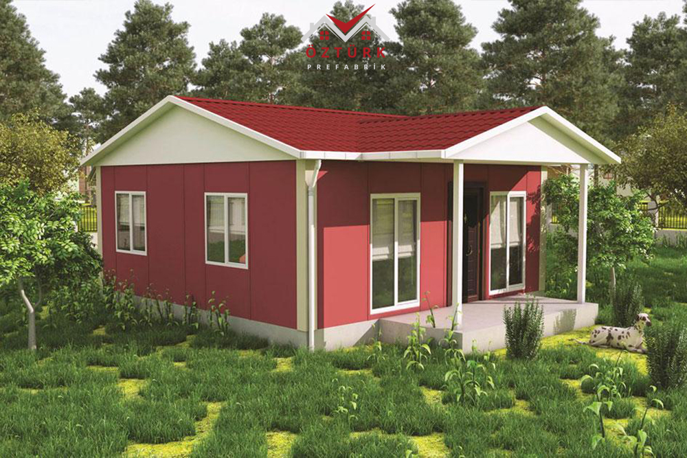 OZP 102 - Tek Katlı 45 m2 Prefabrik Ev